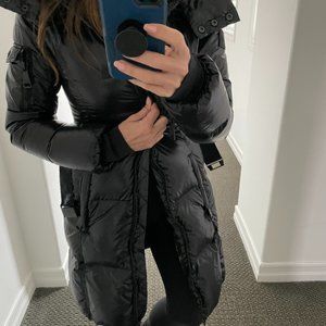 sam long puffer coat
